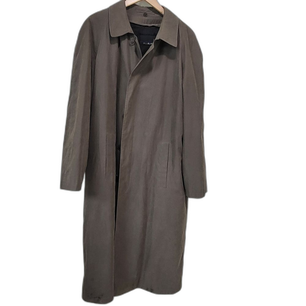 Men's Trench Coat with Zip Out Wool Blend Liner - 40 Reg